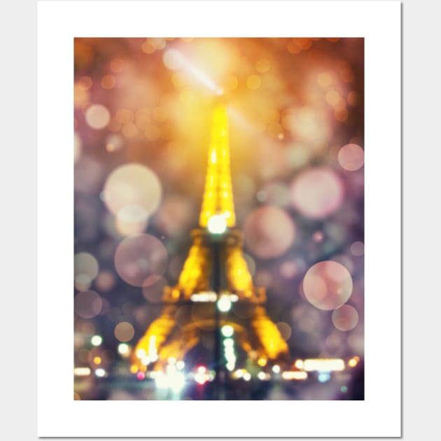 Eiffel Tower Wall Art by psychoshadow